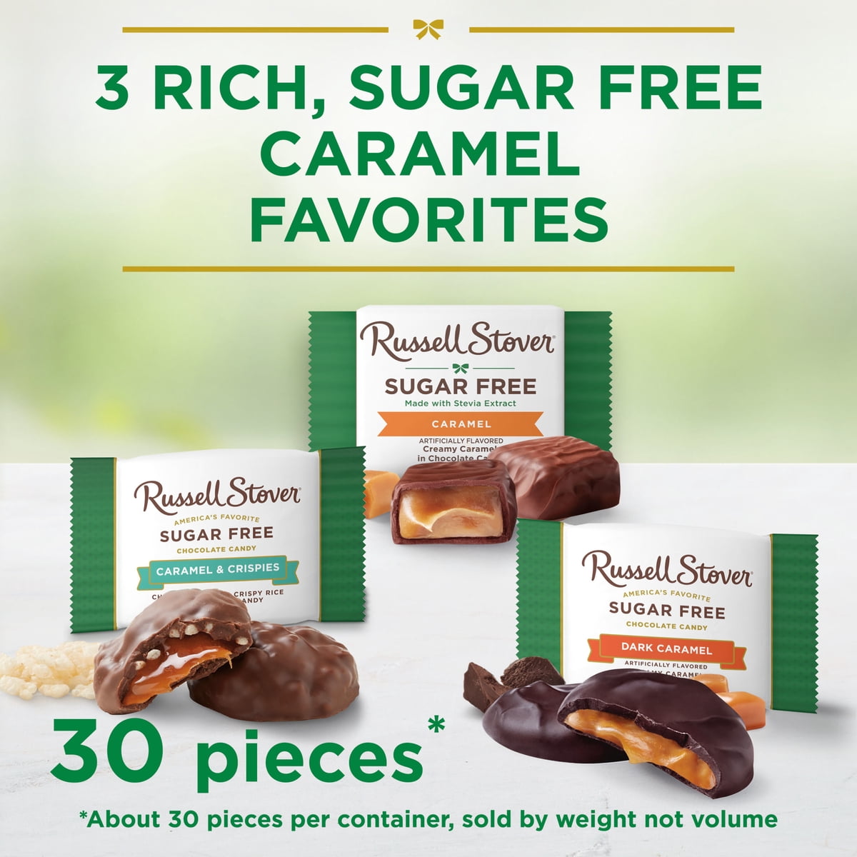미국직구 RUSSELL STOVER Sugar 초콜릿 434g / RUSSELL STOVER Sugar Free Assorted Caramels in Chocol 3