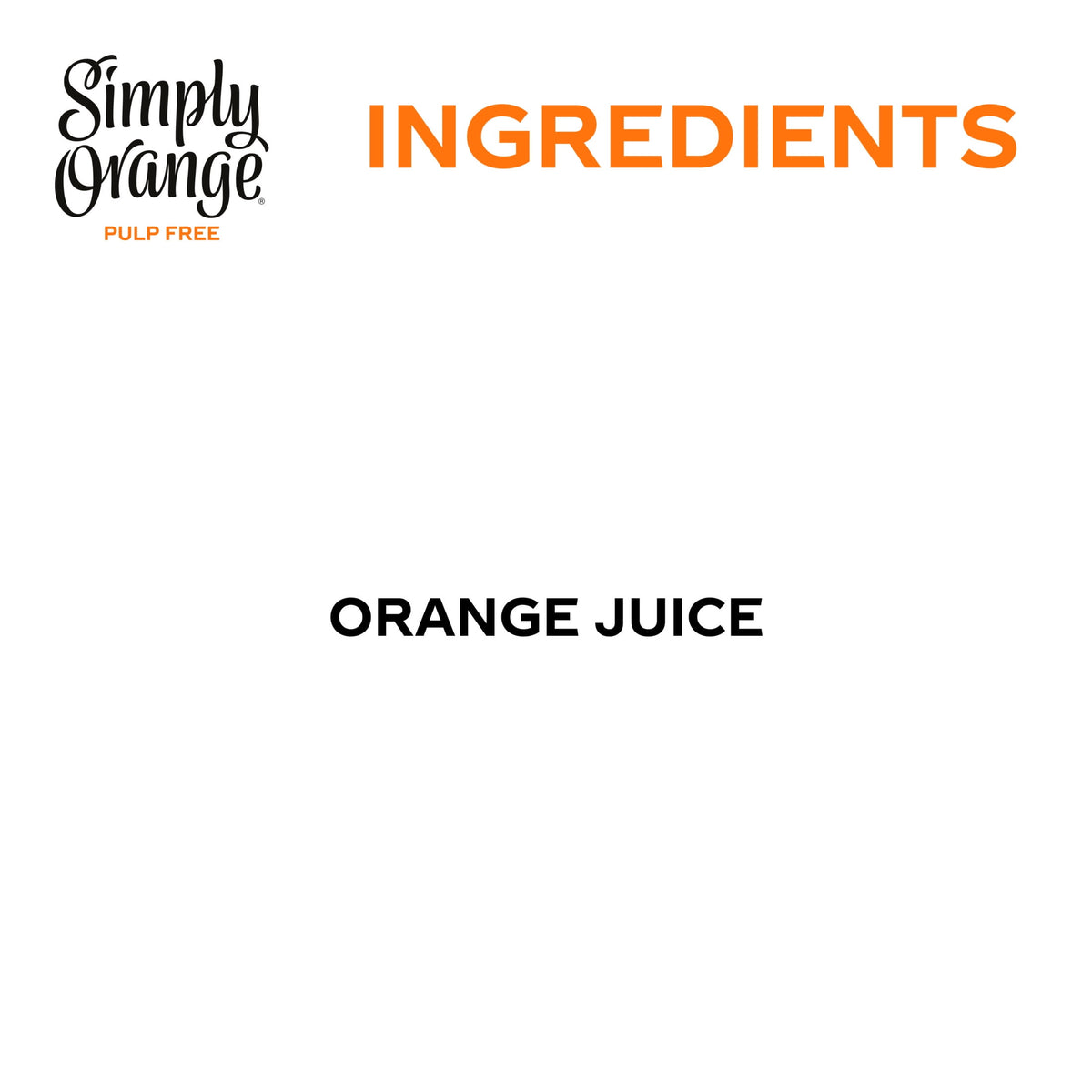 미국직구 심플리 Orange Pulp-Free Orange Juice Bottle, 76 fl oz