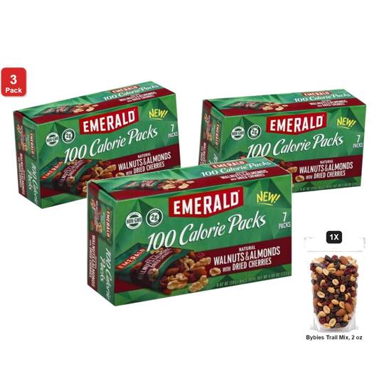 미국직구 3 Pack Emerald 견과 57g 3팩 / 3 Pack | Emerald Walnut, Almond and Dried Cherry Mix, with Bybies Tr 1