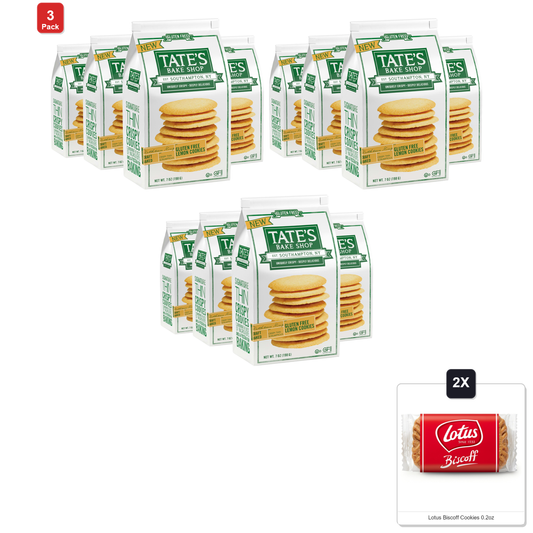 미국직구 3 Pack Tates 과자 198g 3팩 / 3 Pack | Tates Bake Shop Gluten Free Lemon Cookies, Gluten Free Cooki 1