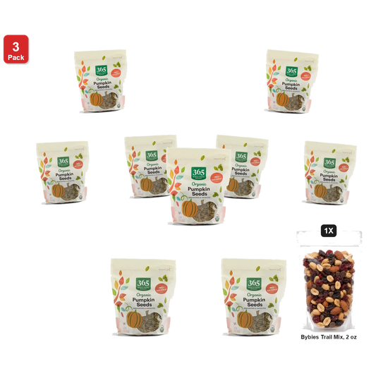 미국직구 3 Pack 365 227g 3팩 / 3 Pack | 365 by Whole Foods Market Pumpkin Seeds, 3 Bags x 227g Each 1