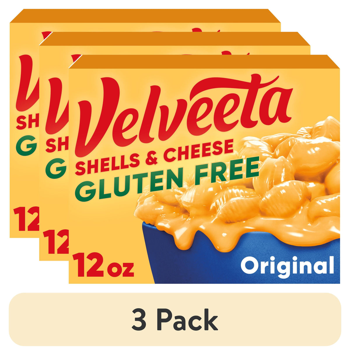 미국직구 벨비타 (3 pack)  Gluten Free Shells and Cheese Mac and Cheese, Brown Rice and Corn Pasta, 1 Box, for Easy Dinner or Dinner Sides, Original Flavor, Ma