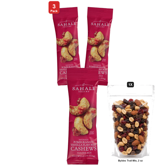 미국직구 3 Pack Sahale 견과 43g 3팩 / 3 Pack | Sahale Snacks 2398773 Sahale Nuts Pomegranate Vanilla Cashew 1