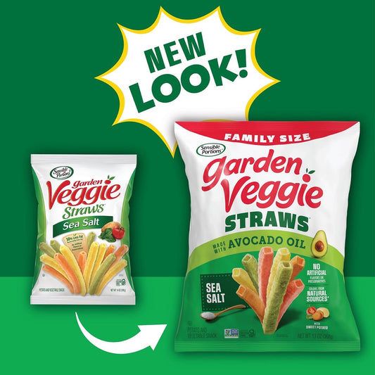 미국직구 3 pack Sensible 384ml 3팩 / 3 pack Sensible Portions Garden Veggie Straws Made with Avocado Oil, 1