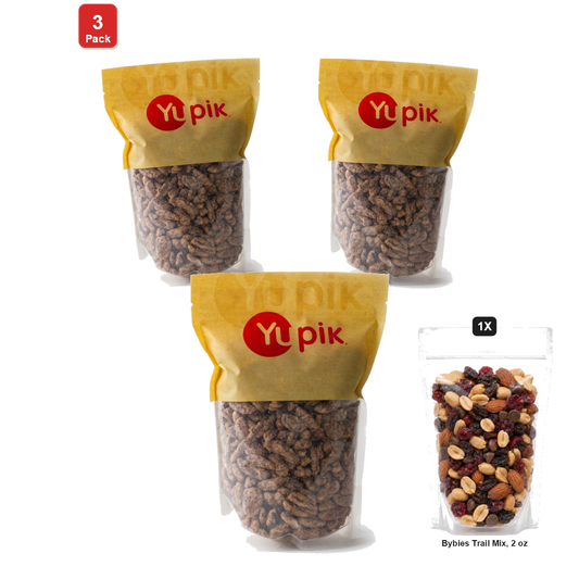미국직구 3 Pack Yupik 견과 57g 3팩 / 3 Pack | Yupik Maple Syrup Pecans, 1 Bag, 1.1 lb, with Bybies Trail Mi 1