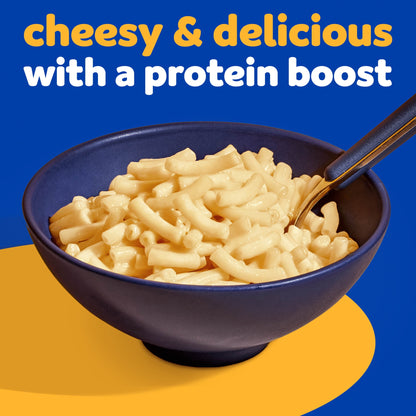 미국직구 Kraft PowerMac Mac and Cheese, 1 Box, for Protein Easy Dinners or Dinner Sides, White Cheddar Flavor, 17g Protein and 6g Fiber per Serving, No Artific