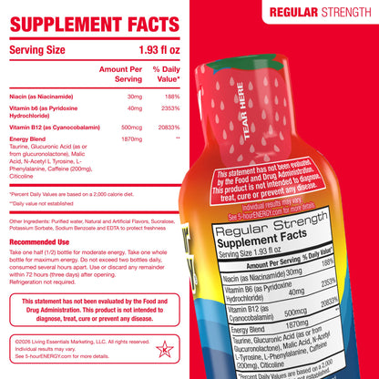 미국직구 5-hour ENERGY Shot, Regular Strength, Berry, 1.93 fl oz, 24 ct