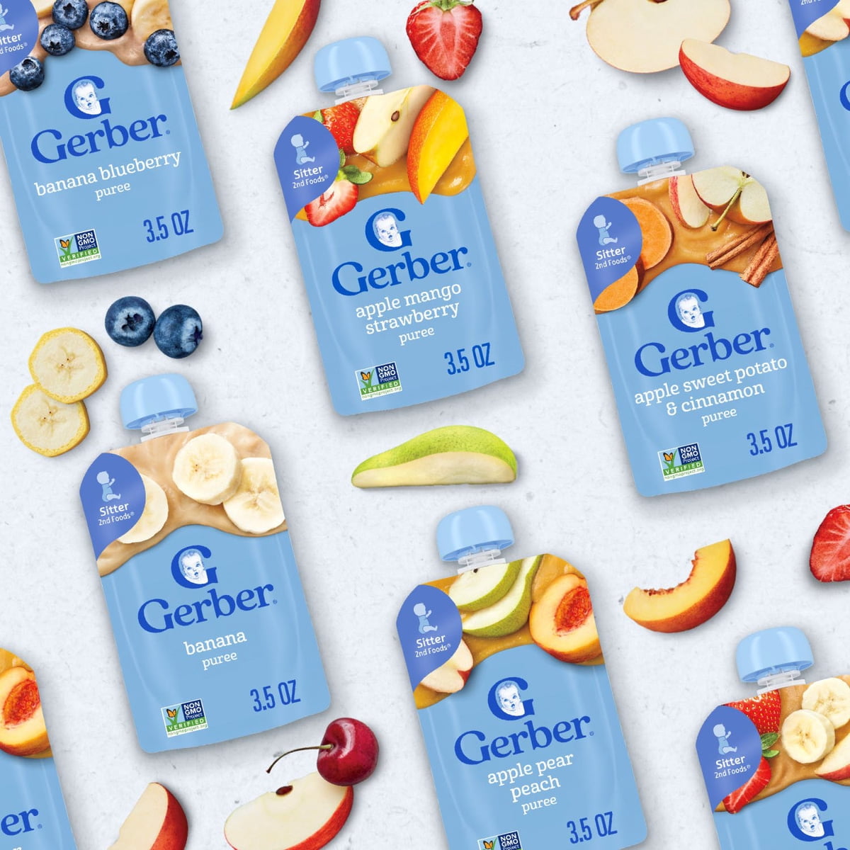 미국직구 Gerber Toddler Pouch 99g 12팩 / Gerber Toddler Pouch Variety Pack, 99g, 12 ct. 6