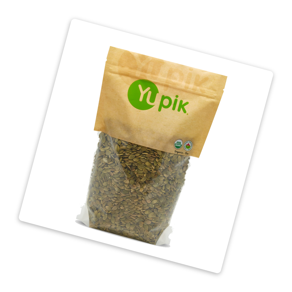 미국직구 3 Pack Yupik 57g 3팩 / 3 Pack | Yupik Raw Pumpkin Seeds, Shelled, 1 Bag, 2.2 lb, with  2