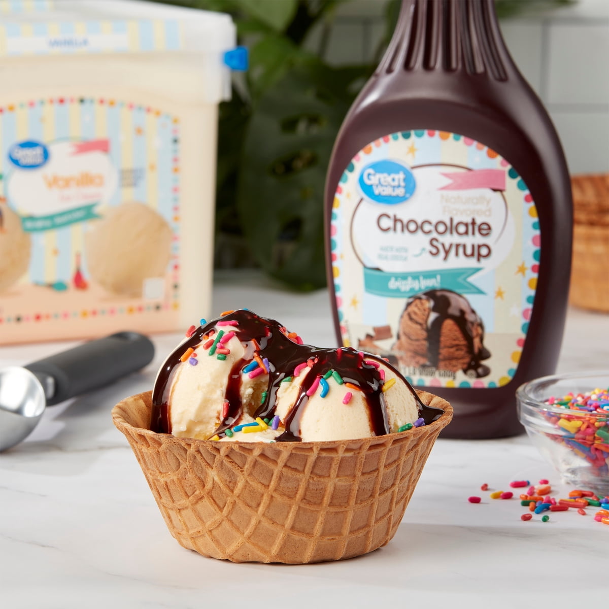 미국직구 Great Value 초콜릿 680g 2팩 / Great Value Chocolate Syrup, 680g, 2 Pack Bundle 2