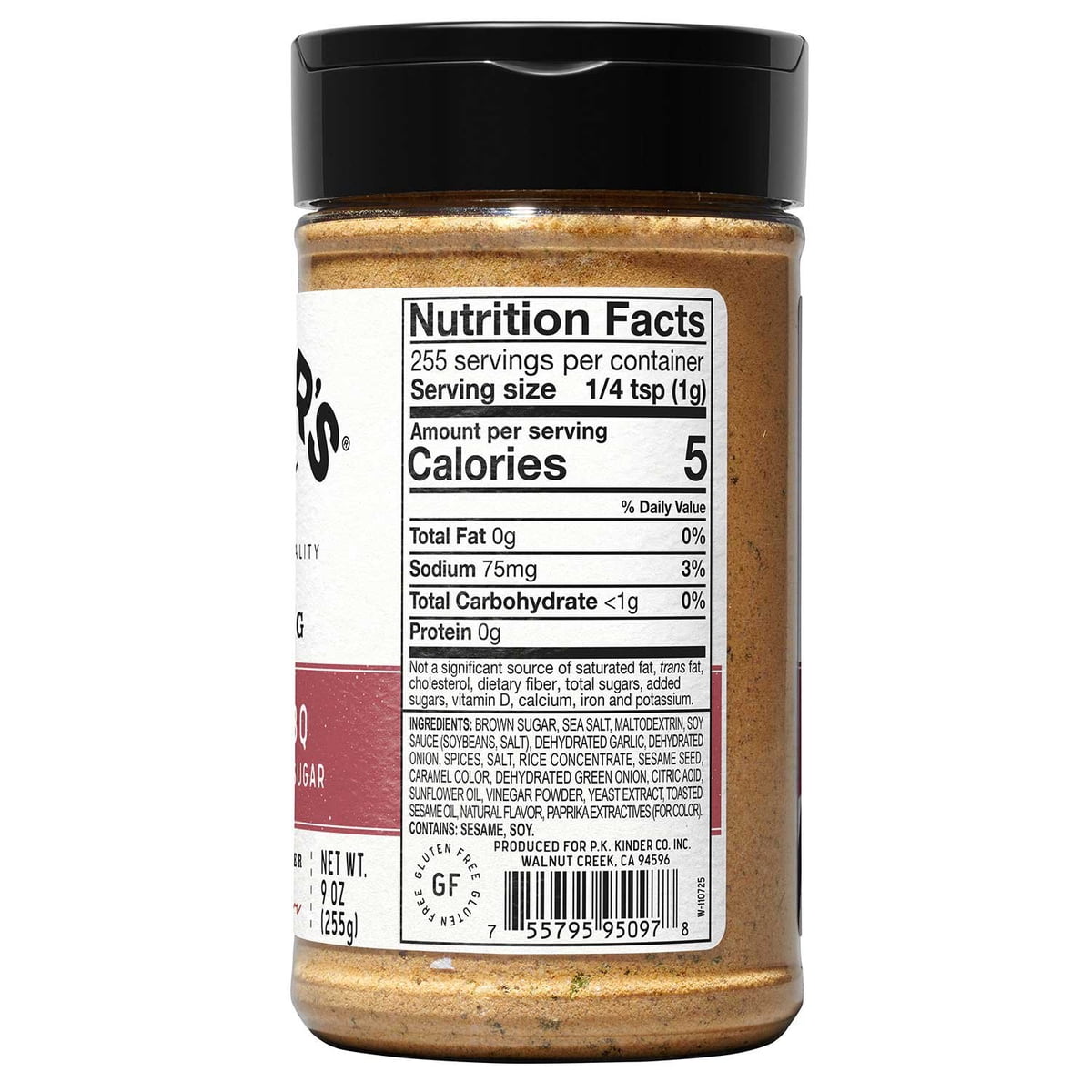 미국직구 Kinder's Korean BBQ 255g / Kinder's Korean BBQ Seasoning, 255g 5