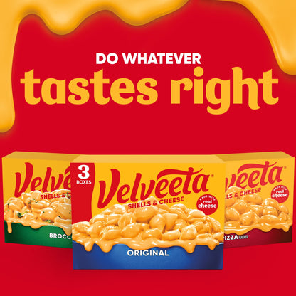미국직구 벨비타 Shells and Cheese Mac and Cheese, 3 Boxes, for Easy Dinner or Dinner Sides, Original Flavor, Made with Real Cheese, 12 oz