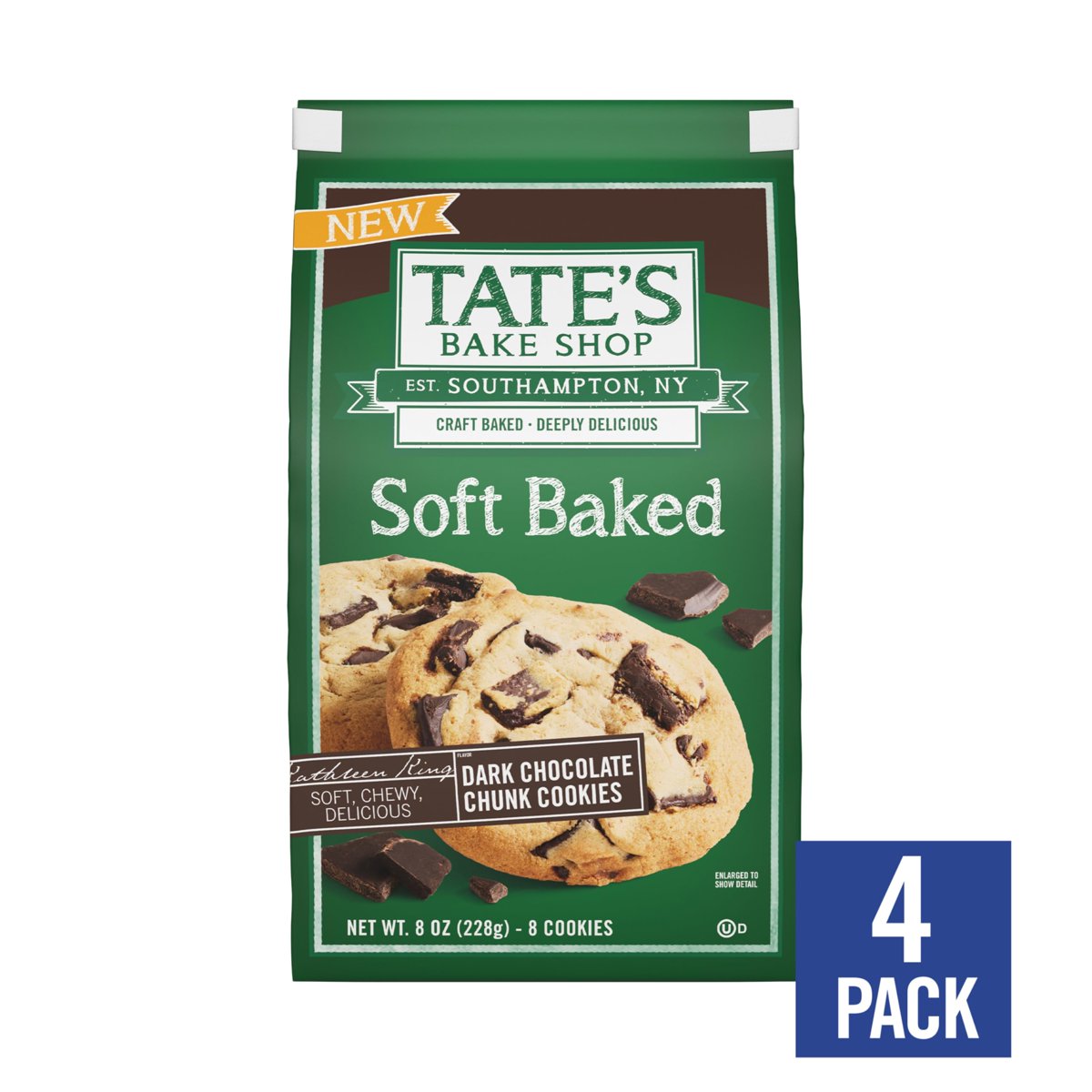 미국직구 3 Pack Tates 초콜릿 227g 3팩 / 3 Pack | Tates Bake Shop Soft Baked Cookies, Dark Chocolat 3