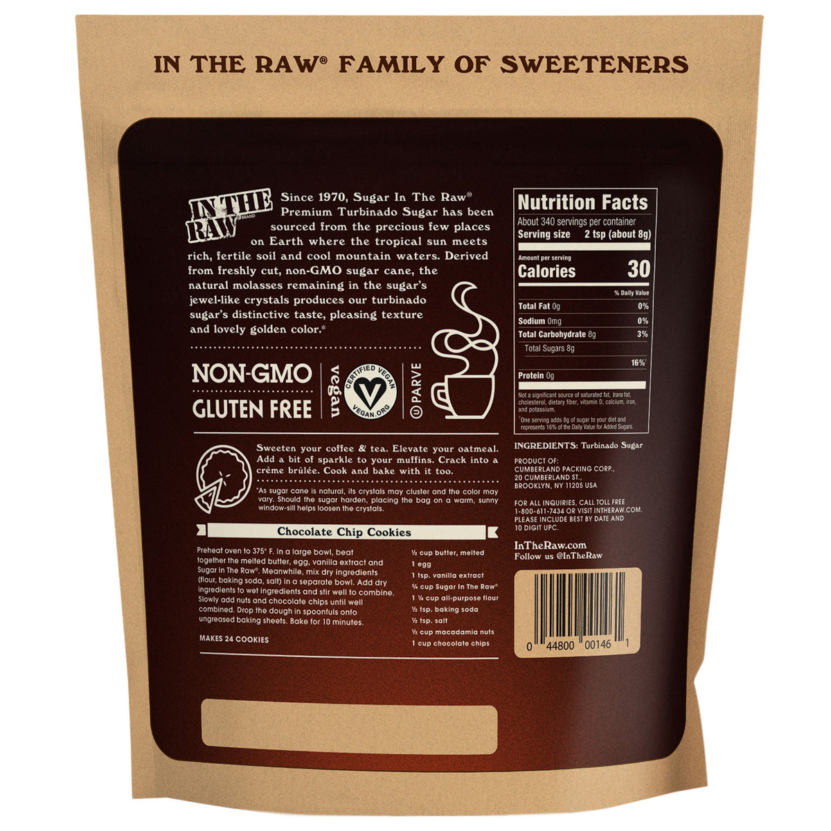 미국직구 Sugar in the Raw Turbinado Cane Sugar, 6 lbs