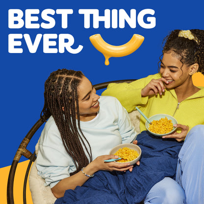 미국직구 (2 pack) Kraft Easy Mac and Cheese, 18 Packets, for Easy Dinner or Dinner Sides, Original Flavor, No Artificial Flavors, Preservatives or Dyes, 38.7 o