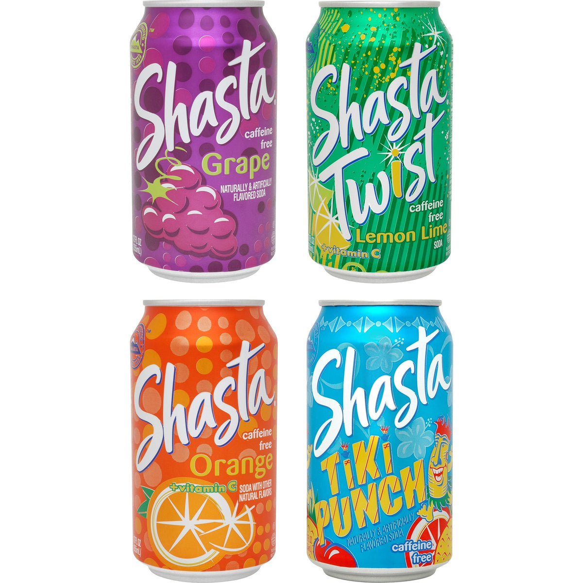 미국직구 Shasta, Variety Pack, 12 fl oz, 24 ct