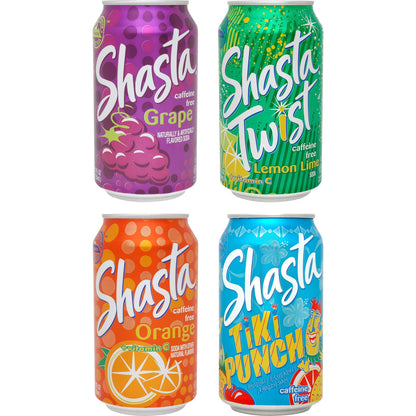미국직구 Shasta, Variety Pack, 12 fl oz, 24 ct