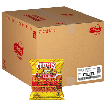 미국직구 Chester's Fries Chips, Flamin' Hot, 1.75 oz, 64 ct