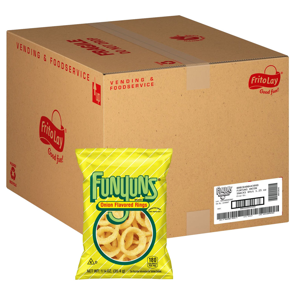 미국직구 퍼니언스 Onion Rings, 1.25 oz, 64 ct