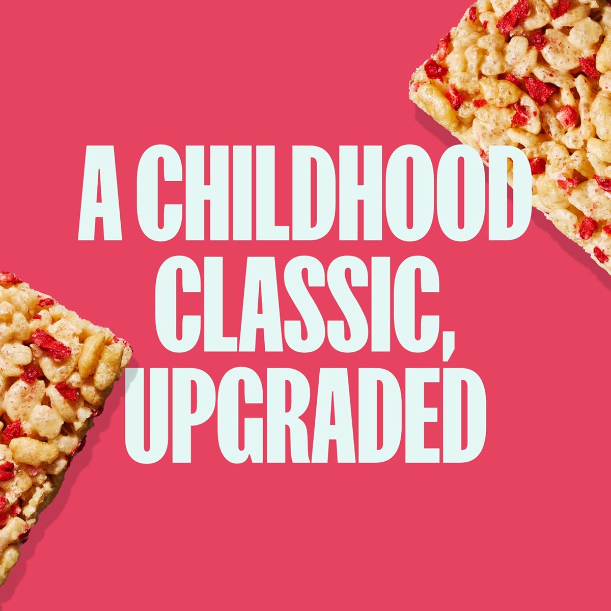 미국직구 133g 18팩 / (Pack Of 18) Madegood Rice Crispy Squares Strawberry 133g 3