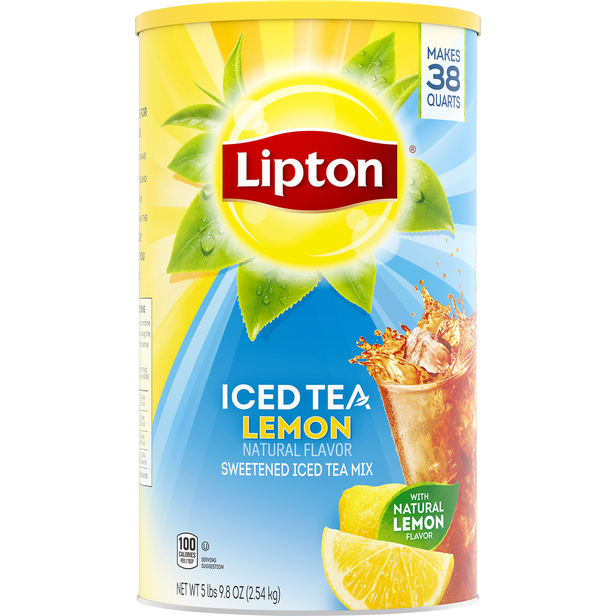 미국직구 Lipton Iced Tea Mix, Lemon, 5 lbs 9.8 oz