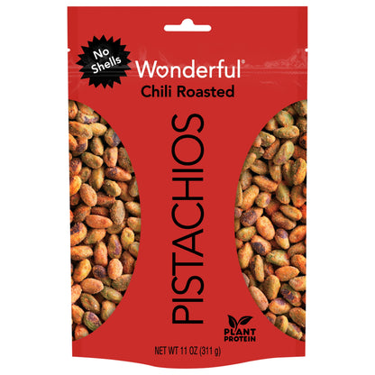 미국직구 원더풀 (5 pack)  Pistachios No Shells Chili Roasted Nuts, 11 Ounce Bag