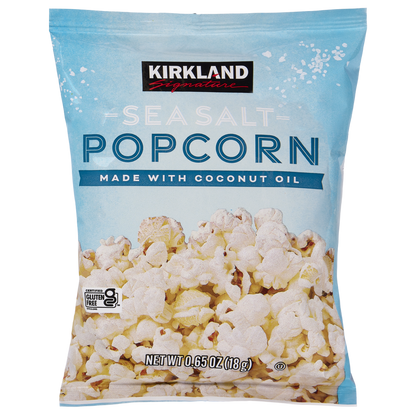 미국직구 Kirkland Signature Popcorn, Sea Salt, 0.65 oz, 36 ct