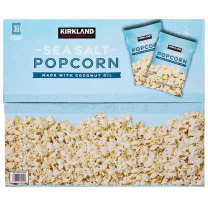미국직구 Kirkland Signature Popcorn, Sea Salt, 0.65 oz, 36 ct