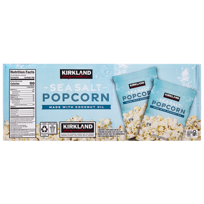 미국직구 Kirkland Signature Popcorn, Sea Salt, 0.65 oz, 36 ct