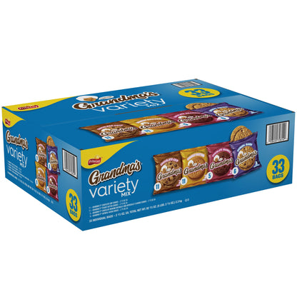 미국직구 Grandma's Cookies, Variety Pack, 2.5 oz, 33 ct