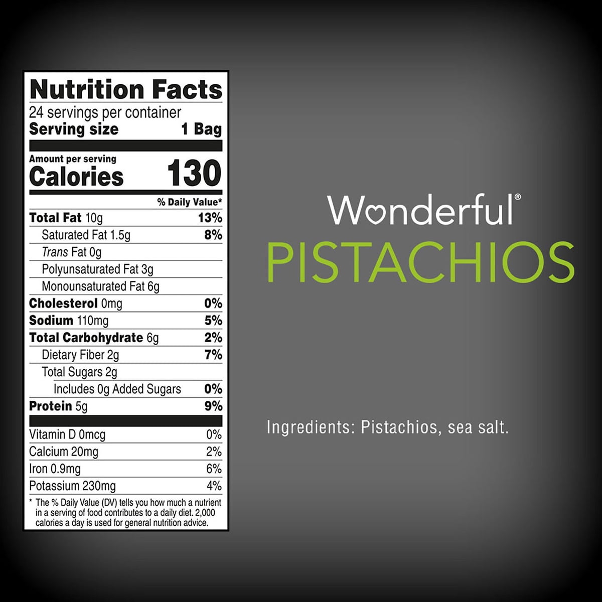 미국직구 Wonderful Pistachios 43g / Wonderful Pistachios, Roasted and Salted 43g, 24 pk. 2