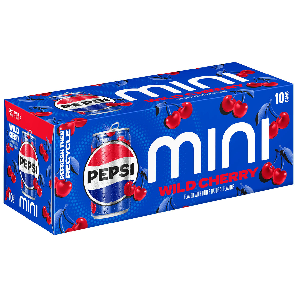 미국직구 펩시 Soda Wild Cherry 7.5 fl oz, 10 Pack Mini Cans