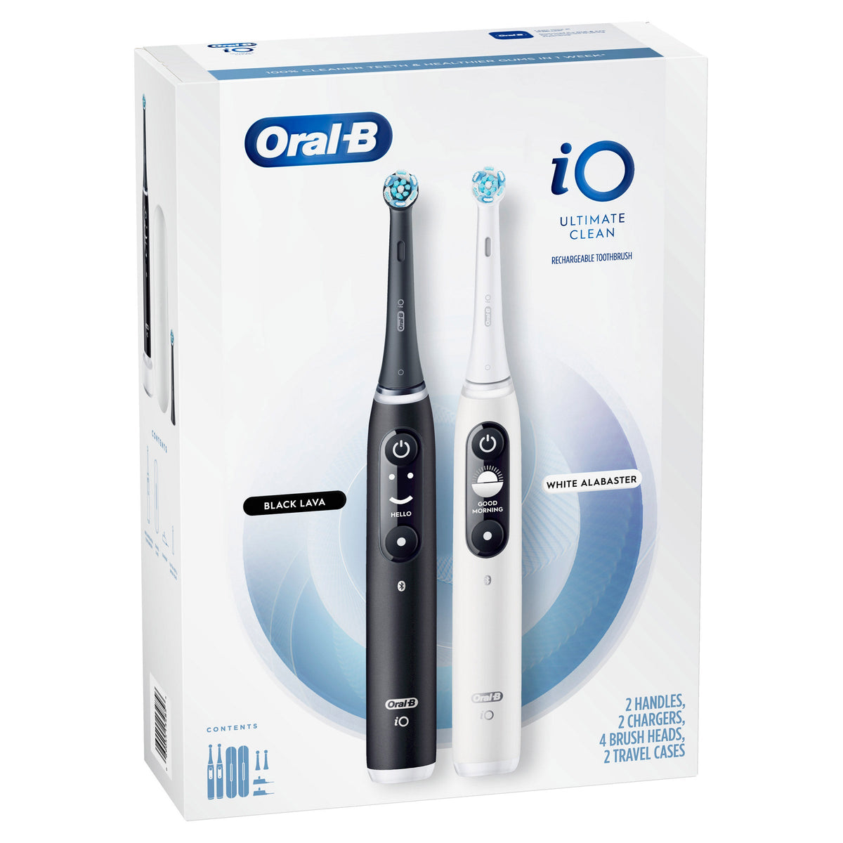 미국직구 오랄비 전동칫솔 Oral-B iO Series 6 Ultimate Clean Rechargeable Electric Toothbrush, 2-pack