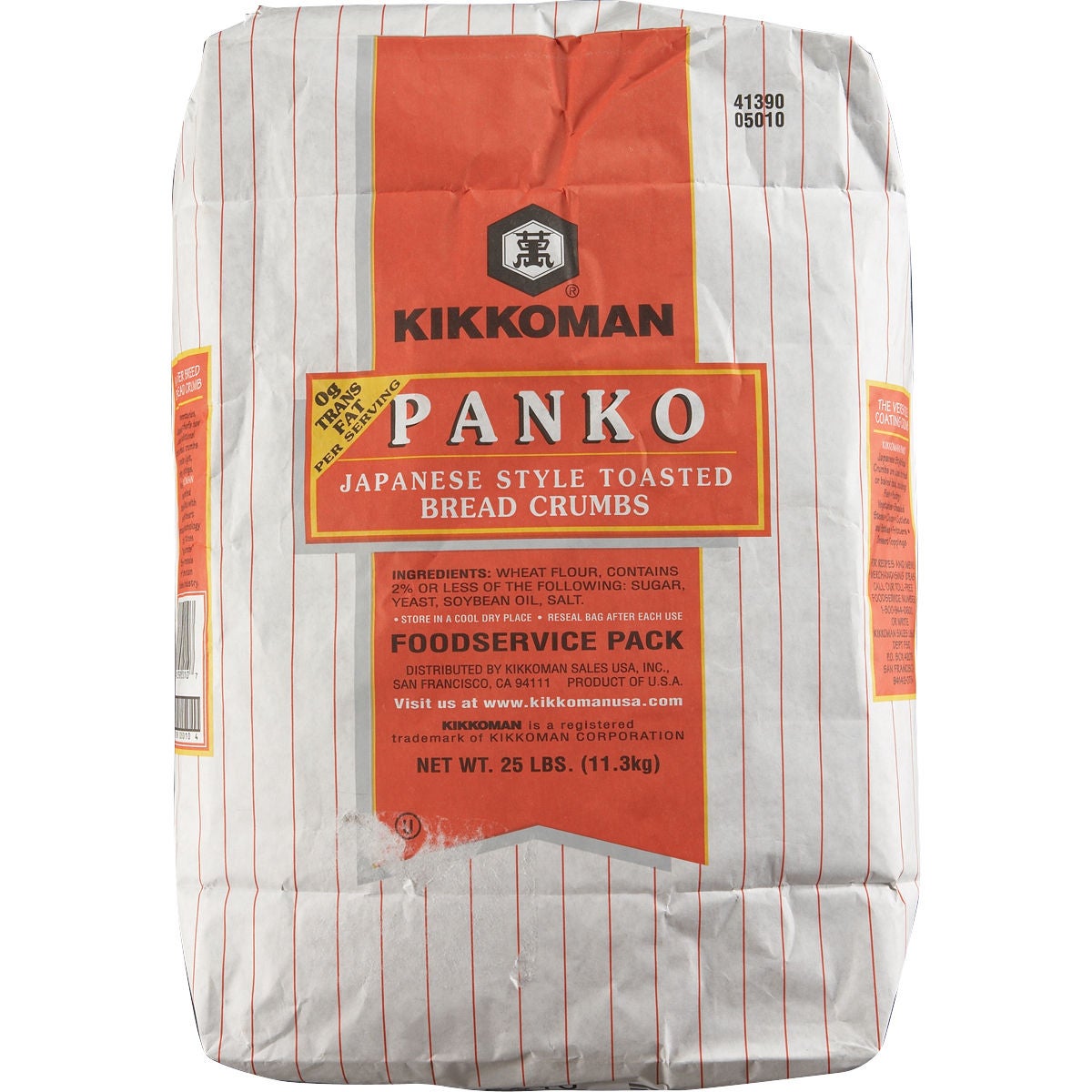 미국직구 Kikkoman Panko Japanese Style Bread Crumbs, 25 lbs