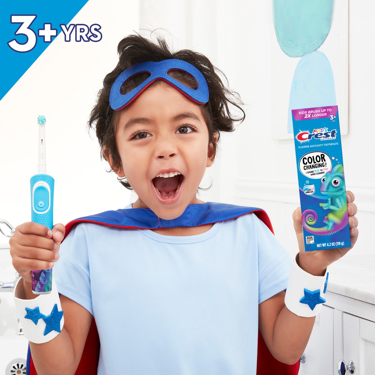 미국직구 Crest Toothpaste 119g / Crest Toothpaste, Kids Advanced Fluoride Toothpaste, Bubblegu 6