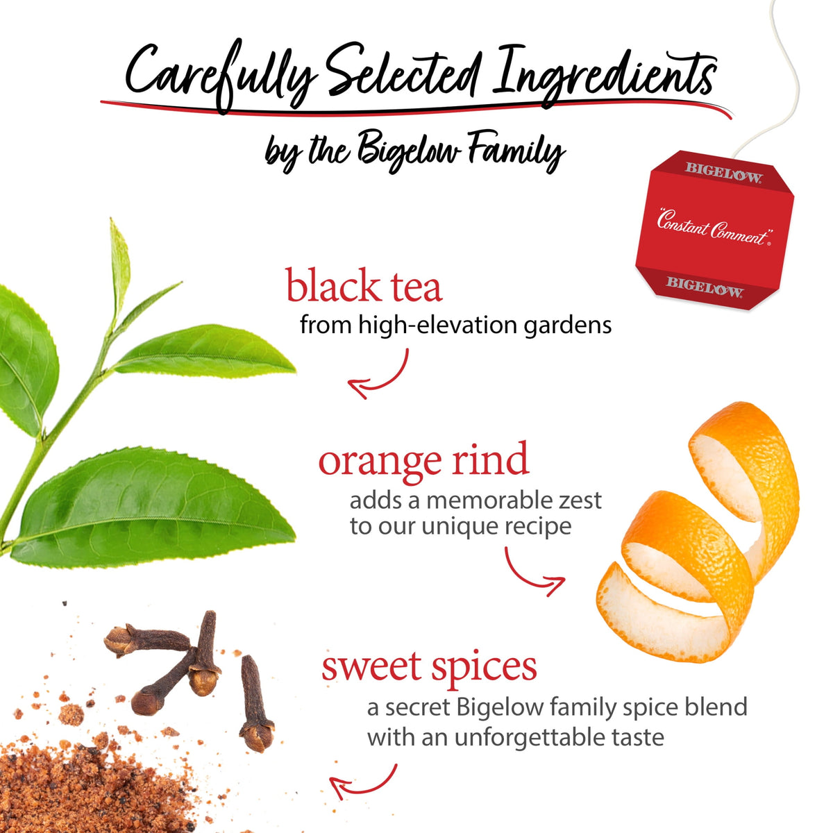 미국직구 비글로우 Constant Comment, Black Tea Bags, 20 Count