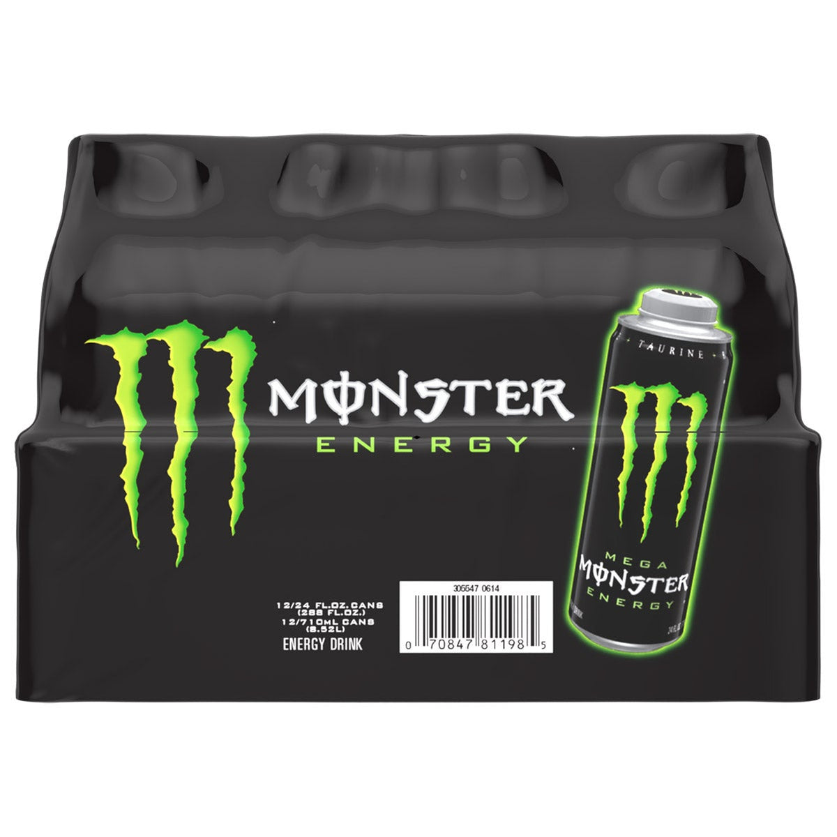 미국직구 Monster Mega Energy Drink, Original, 24 fl oz, 12 ct