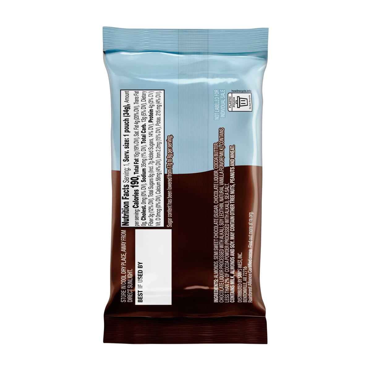 미국직구 멤버스마크 초콜릿 34g / Member's Mark Thinly Coated Dark Chocolate Almonds, 34g 18 pk. 5