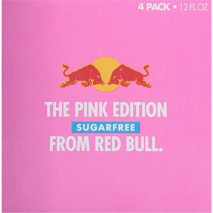 미국직구 레드불 Pink Edition Sugarfree Energy Drink,  Wild Berries,  12 fl. oz.,  Pack of 4 Cans