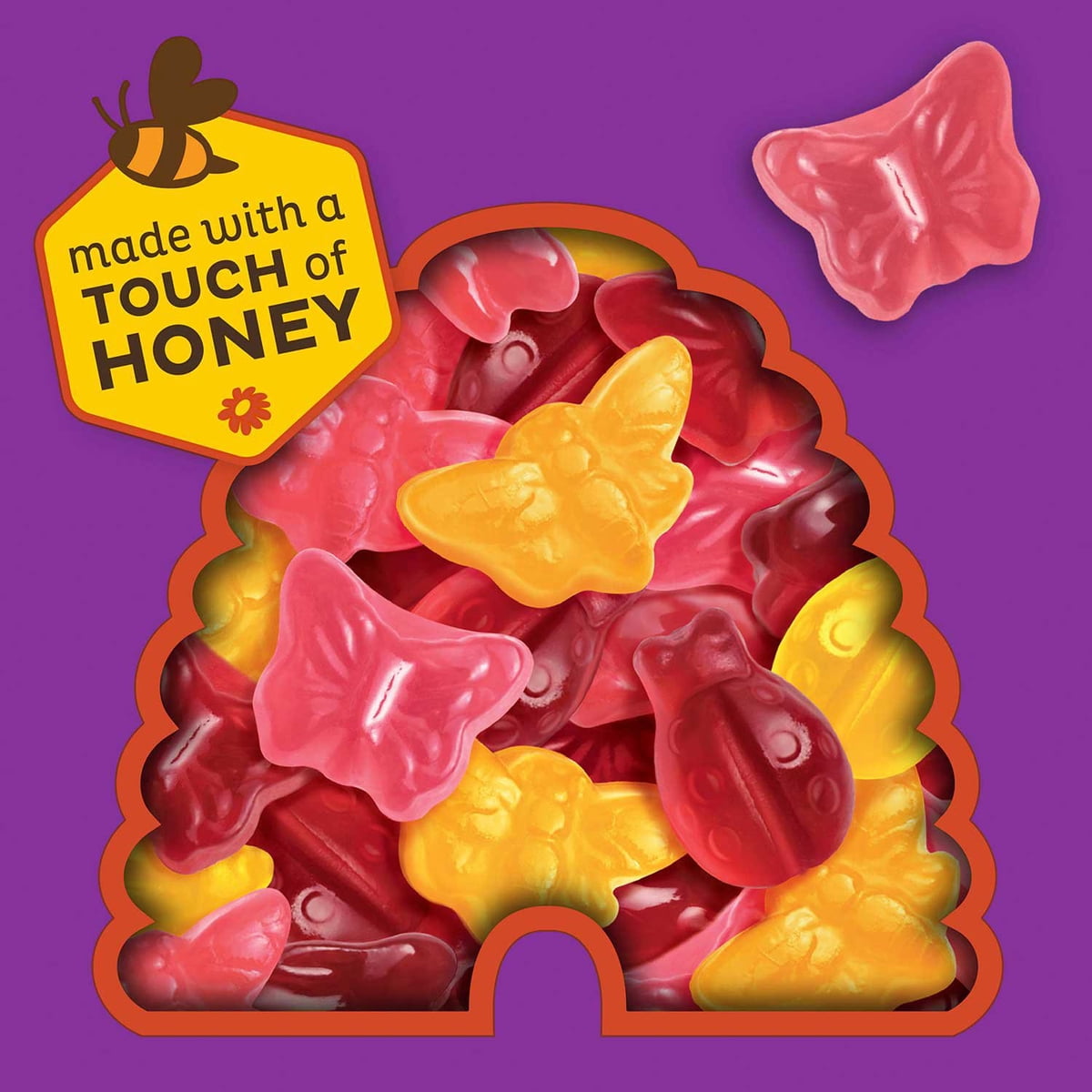 미국직구 Annie's 20g / Annie's Organic Bees, Bugs & Butterflies Fruit Flavored Snacks 20g, 50 5