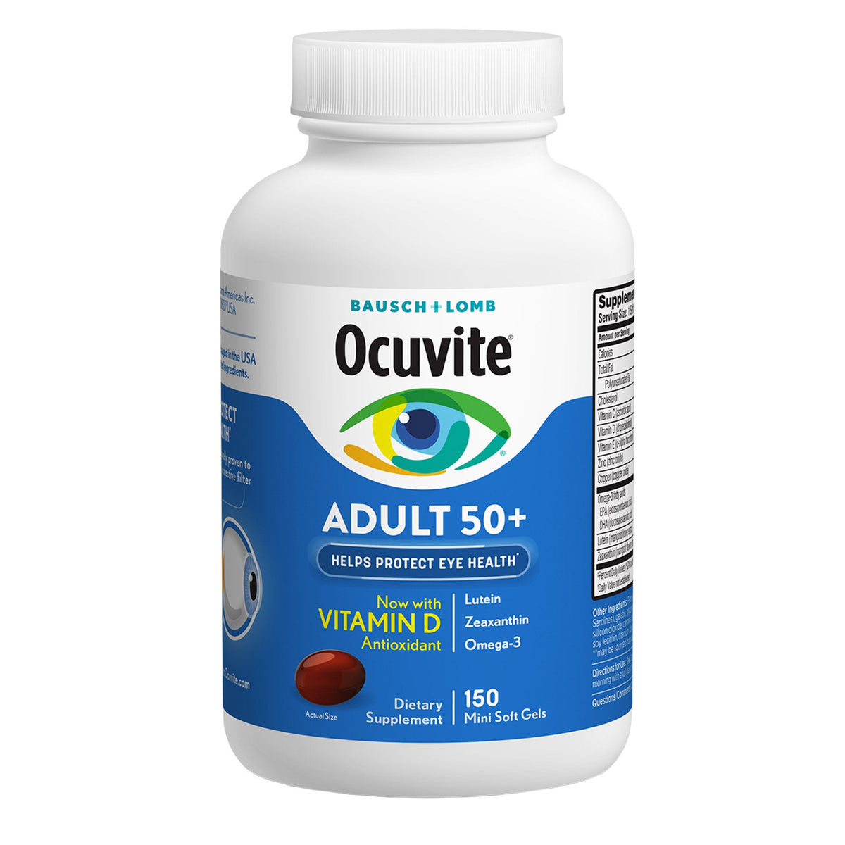 미국직구 영양제 Ocuvite Adult 50+, 150 Soft Gels