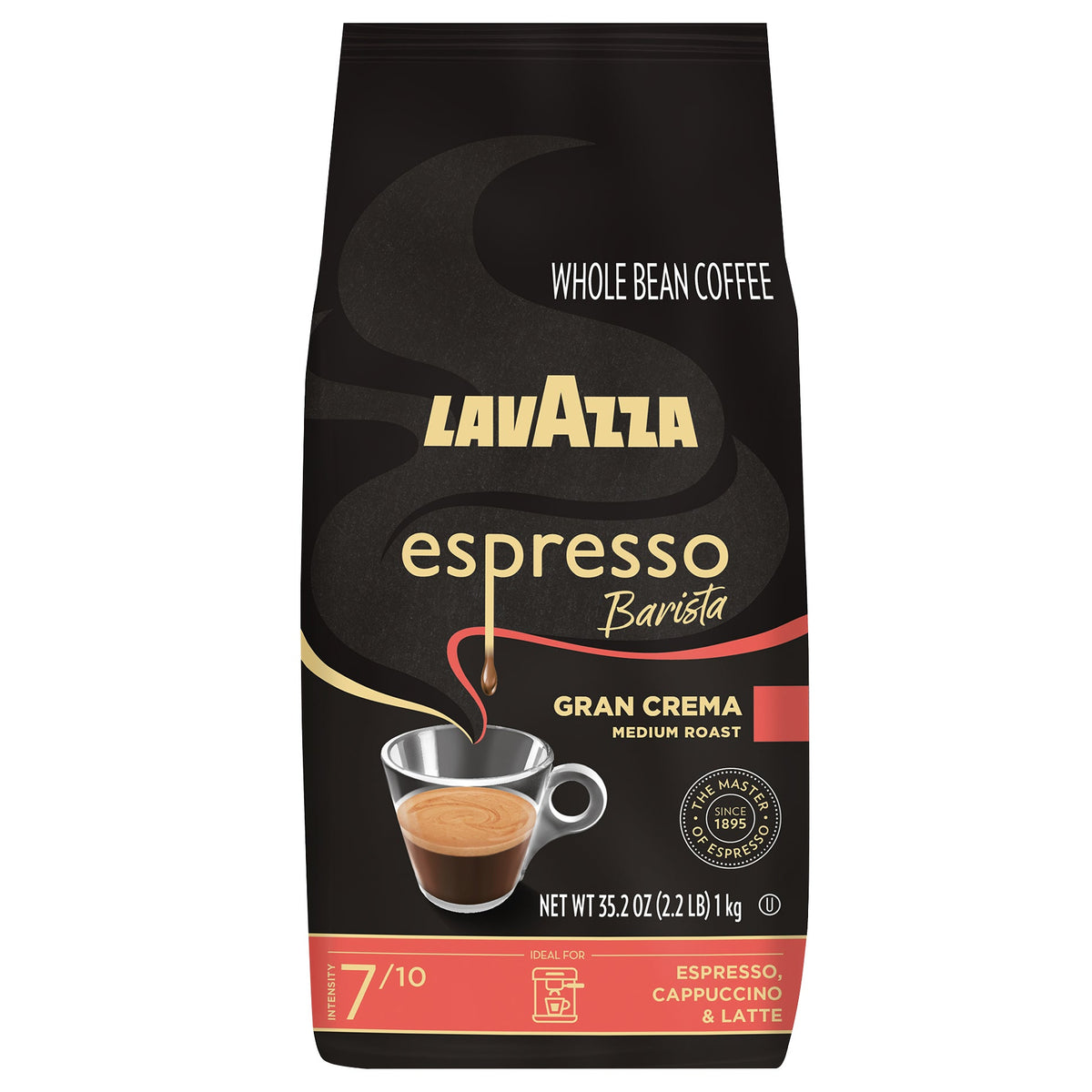 미국직구 Lavazza Espresso Gran Crema Whole Bean Coffee, Medium Roast, 2.2 lbs