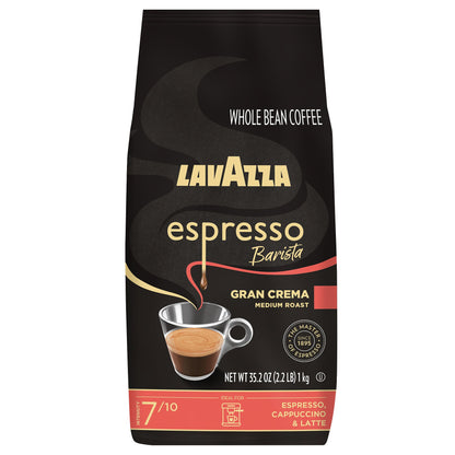 미국직구 Lavazza Espresso Gran Crema Whole Bean Coffee, Medium Roast, 2.2 lbs