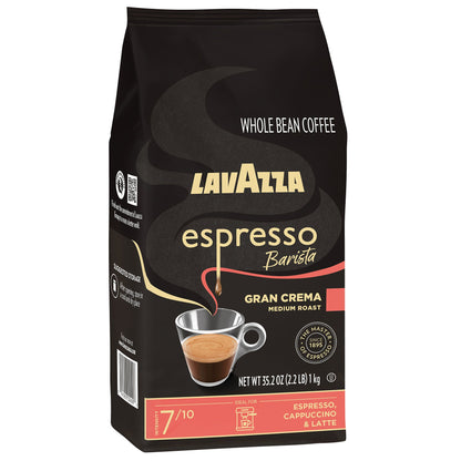 미국직구 Lavazza Espresso Gran Crema Whole Bean Coffee, Medium Roast, 2.2 lbs