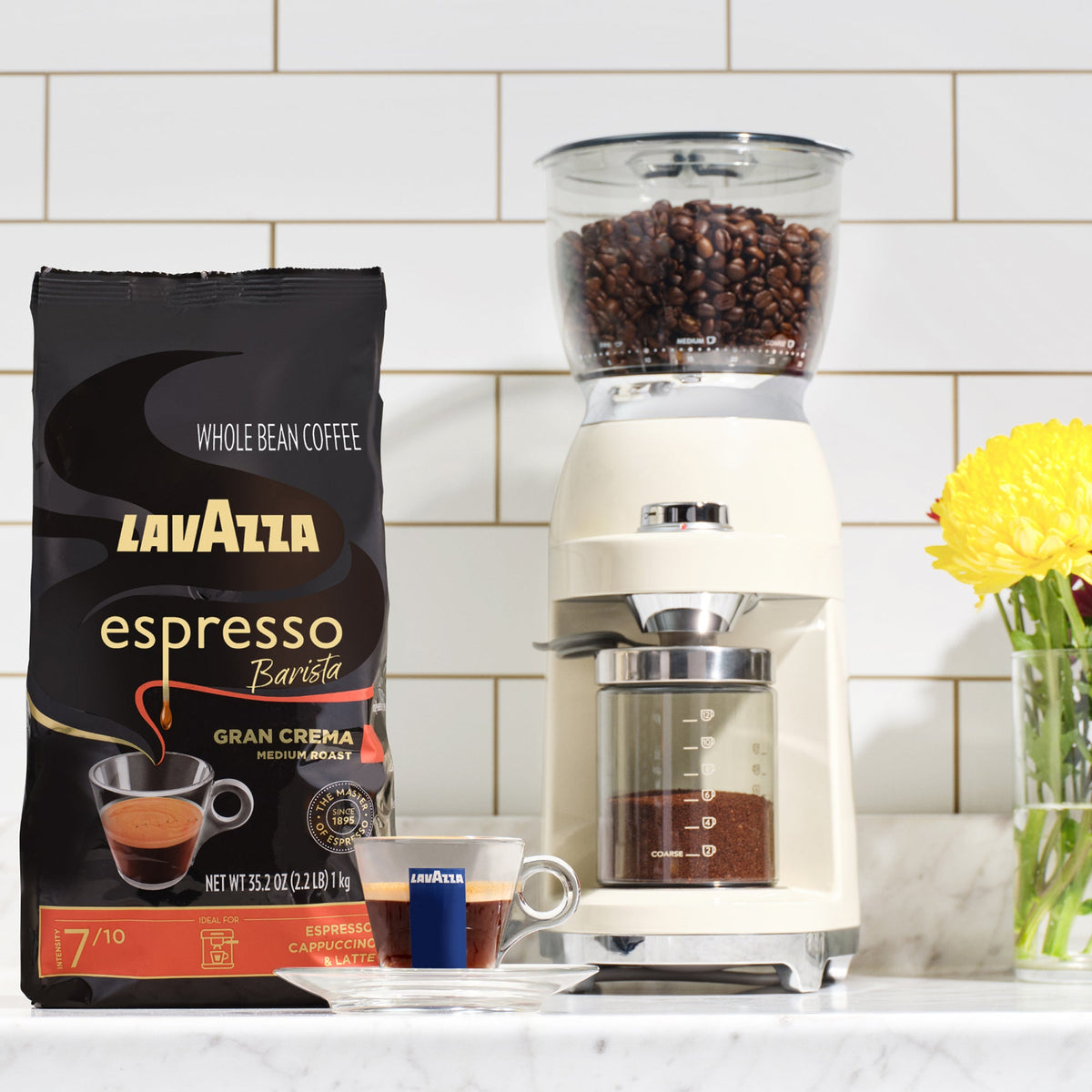 미국직구 Lavazza Espresso Gran Crema Whole Bean Coffee, Medium Roast, 2.2 lbs