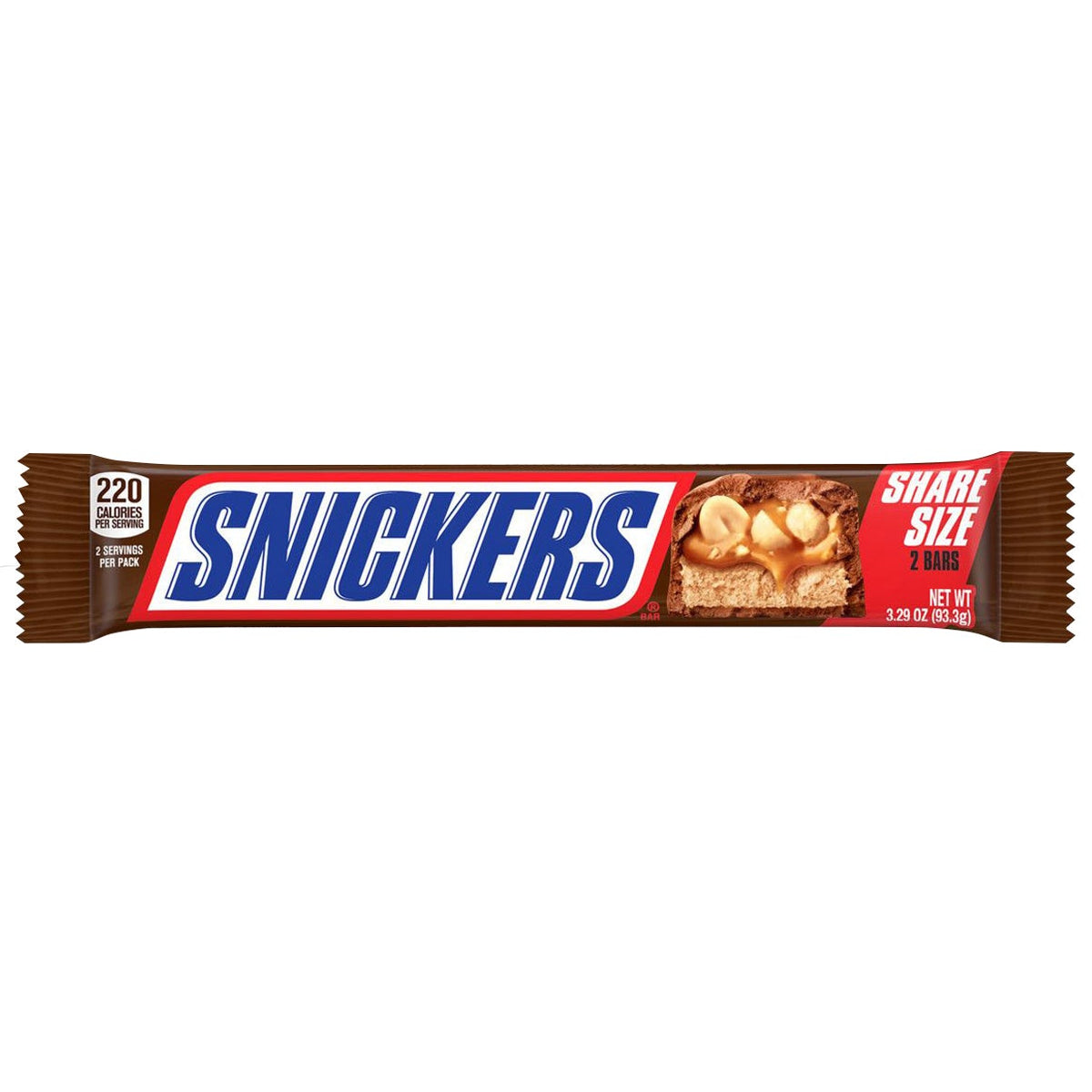 미국직구 스니커즈 Chocolate Candy Bar, Share Size, 3.29 oz, 24 ct