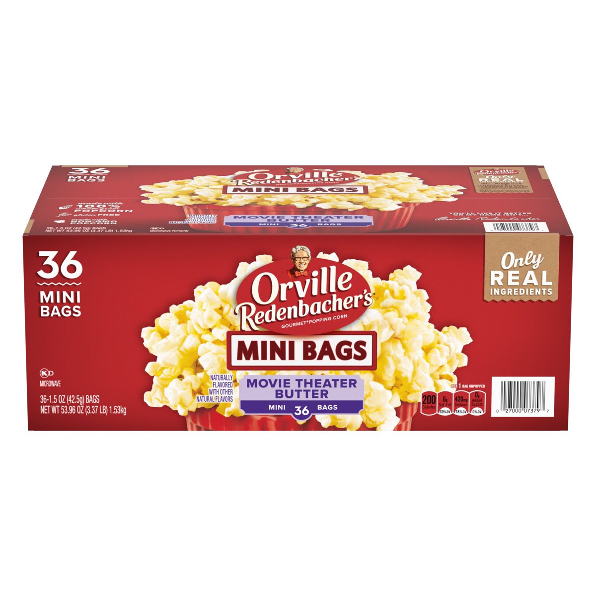 미국직구 Orville Redenbacher's Movie 43g / Orville Redenbacher's Movie Butter Microwave Popcor 2