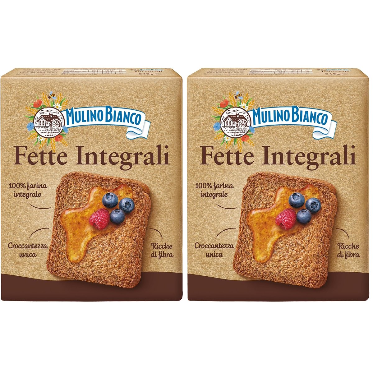 미국직구 3 Pack 과자 315g 3팩 / 3 Pack | 2 Ct - Mulino Bianco Fette Integrali 315g (315G) Authent 2