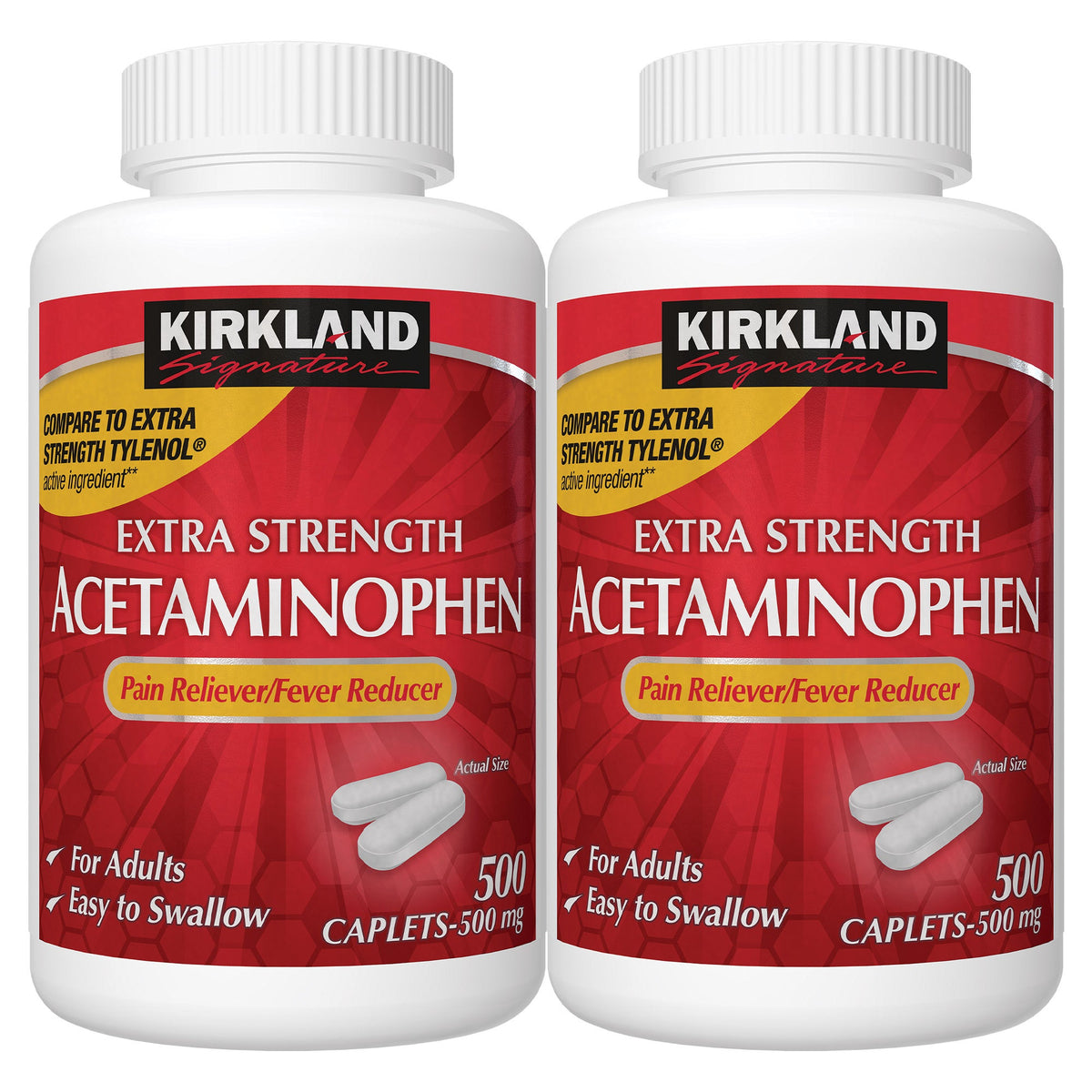 미국직구 커클랜드 생활건강 Kirkland Signature Extra Strength Acetaminophen 500 mg., 1,000 Caplets