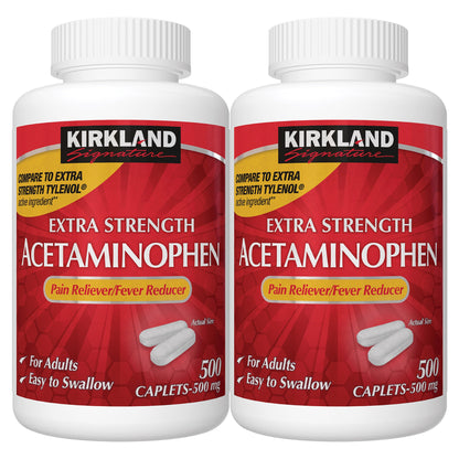 미국직구 커클랜드 생활건강 Kirkland Signature Extra Strength Acetaminophen 500 mg., 1,000 Caplets